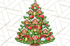 Christmas Tree World Travel Clipart PNG Product Image 5