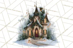 Christmas Fairy Clipart PNG, Whimsical Christmas Fairies Product Image 5