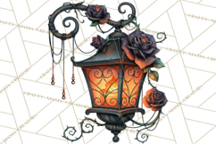 Gothic Halloween Carnival Clipart Haunted Circus PNG Product Image 5