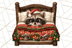 Christmas Bedtime Clipart PNG Product Image 2