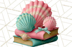 Beach Reading Clipart Coastal Book PNG Graphics Product Image 5