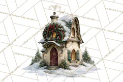 Christmas Fairy Clipart PNG, Whimsical Christmas Fairies Product Image 2