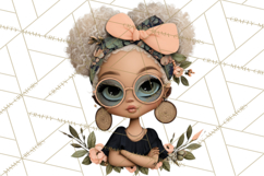 Beach Diva Summer Girls PNG Beach Glam Clipart Product Image 5