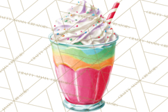 Summer Pool Party Clipart PNG, Rainbow Summer Png Designs Product Image 5