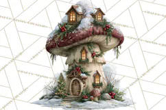Christmas Fairy Clipart PNG, Whimsical Christmas Fairies Product Image 3