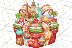 World Christmas Gifts Clipart PNG Product Image 2