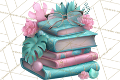 Beach Reading Clipart Coastal Book PNG Graphics Product Image 2