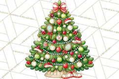 Sports & Occupations Christmas Trees Clipart Product Image 2