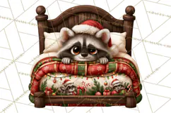 Christmas Bedtime Clipart PNG Product Image 3