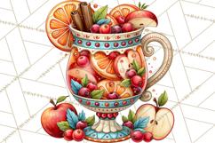 Christmas Cocktail Bar Clipart PNG Elements Product Image 3