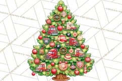 Sports & Occupations Christmas Trees Clipart Product Image 3