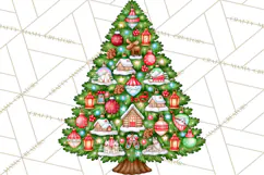 Christmas Tree World Travel Clipart PNG Product Image 4