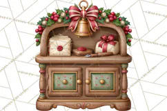 Christmas Mailroom Clipart, North Pole Santa Mail PNG Product Image 4