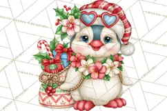 Christmas Characters PNG, Tropical Christmas Clipart Product Image 4
