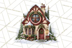 Christmas Fairy Clipart PNG, Whimsical Christmas Fairies Product Image 5