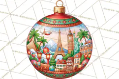 World Christmas Ornaments PNG Clipart Product Image 2