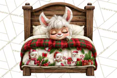 Christmas Bedtime Clipart PNG Product Image 5