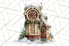 Christmas Fairy Clipart PNG, Whimsical Christmas Fairies Product Image 2