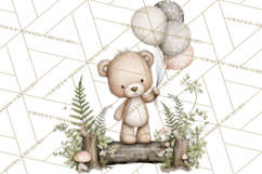 Pacific Northwest Teddy Bear Woodland Clipart Product Image 5