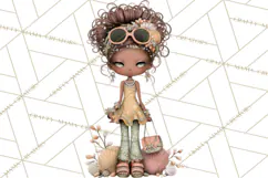Beach Diva Summer Girls PNG Beach Glam Clipart Product Image 5