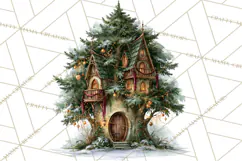 Christmas Fairy Clipart PNG, Whimsical Christmas Fairies Product Image 3