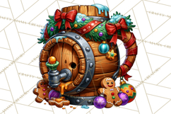 German Christmas Beer Fest Gingerbread PNG Clipart Product Image 3