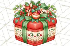 World Christmas Gifts Clipart PNG Product Image 4