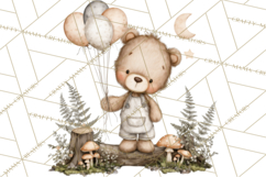 Pacific Northwest Teddy Bear Woodland Clipart Product Image 2