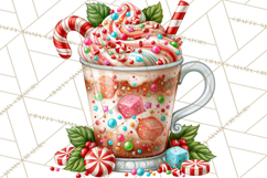 Christmas Cocktail Bar Clipart PNG Elements Product Image 4