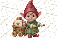 Christmas Mailroom Clipart, North Pole Santa Mail PNG Product Image 4