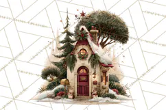 Christmas Fairy Clipart PNG, Whimsical Christmas Fairies Product Image 4