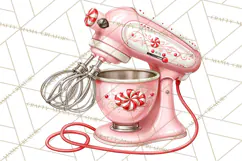 Peppermint Christmas Bakery Clipart PNG, Candy Cane Sweets Product Image 4