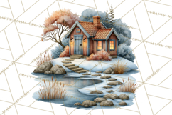 Scandinavian Christmas Market Clipart PNG Illustrations Product Image 4