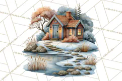 Scandinavian Christmas Market Clipart PNG Illustrations Product Image 4
