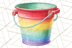 Summer Pool Party Clipart PNG, Rainbow Summer Png Designs Product Image 4