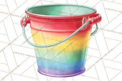 Summer Pool Party Clipart PNG, Rainbow Summer Png Designs Product Image 4
