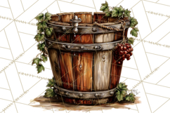 Rustic Homestead Living Clipart | Farm Cabin Png Designs Product Image 4