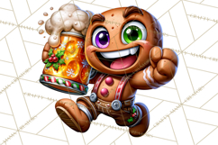 German Christmas Beer Fest Gingerbread PNG Clipart Product Image 5