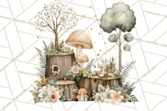 Pacific Northwest Teddy Bear Woodland Clipart Product Image 4