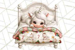 Christmas Bedtime Clipart PNG Product Image 2