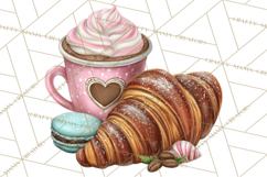 Coffee and Chocolate Clipart PNG Cafe Drinks Dessert Art Product Image 5