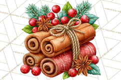 Christmas Cocktail Bar Clipart PNG Elements Product Image 2
