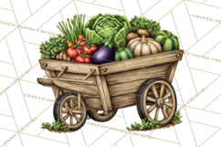 Rustic Homestead Living Clipart | Farm Cabin Png Designs Product Image 5