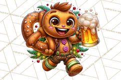 German Christmas Beer Fest Gingerbread PNG Clipart Product Image 2