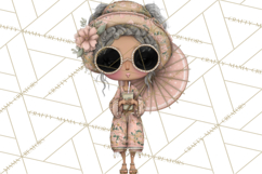 Beach Diva Summer Girls PNG Beach Glam Clipart Product Image 5
