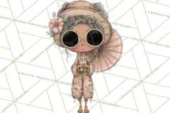 Beach Diva Summer Girls PNG Beach Glam Clipart Product Image 5