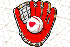 Baseball Mom Clipart PNG with Baseball Gear, Baseball Mama Product Image 2