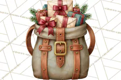 Christmas Mailroom Clipart, North Pole Santa Mail PNG Product Image 2