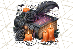 Gothic Halloween Carnival Clipart Haunted Circus PNG Product Image 2