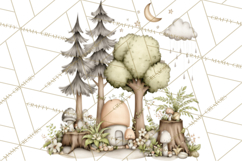 Pacific Northwest Teddy Bear Woodland Clipart Product Image 5
